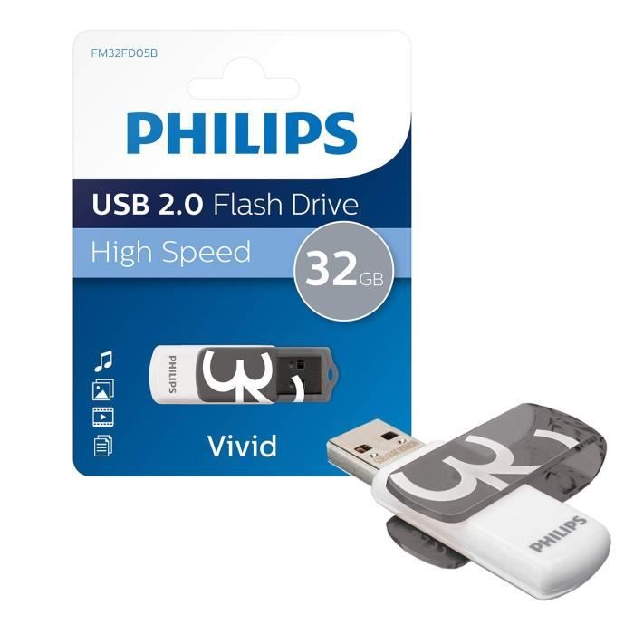 PHILIPS Clé USB Vivid 32 Go USB 2.0