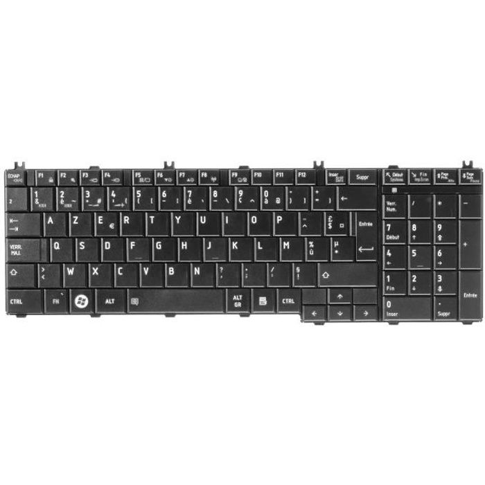 Clavier AZERTY FR Original Toshiba Satellite Pro C650 C650D C660 C660D Série