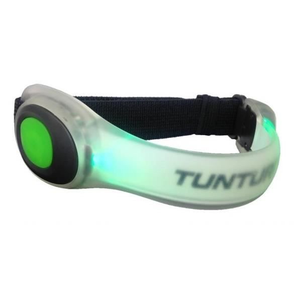 TUNTURI Armlight Bracelet réfléchissant LED Vert