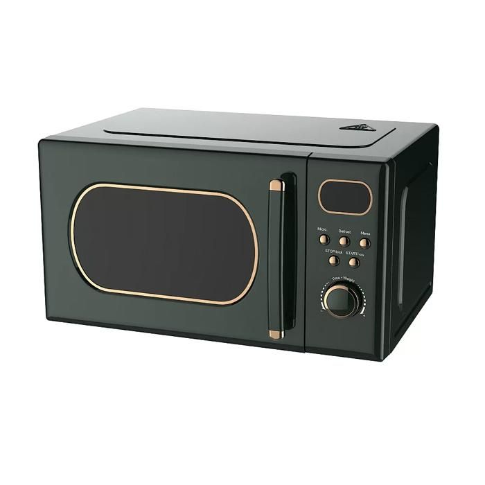 Four à Micro-ondes Daya 20 Litres - 5 Programmes, 700W, Décongélation, Commandes Mécaniques, Plateau Tournant 25.5 Cm, Design Noir - 14