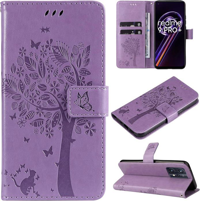 Housse Portefeuille En Cuir PU Pour Oppo A5 Pro 5G/4G - Avec Fentes Cartes Et Fermeture Magnétique - Noir