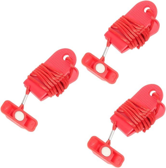 Clé D'arrêt D'urgence Pour Tapis De Course - Interrupteur De Sécurité à Double Insertion - Accessoire Fitness En Plastique Solide