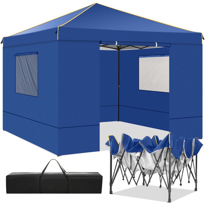 Tonnelle De Jardin, 2x2m,Tonnelle Pliante, Pergola, Barnum, Hauteur Réglable, Imperméable