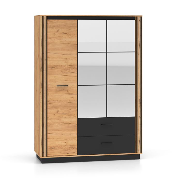 Armoire 3 portes 2 tiroirs Petits-meubles - Solal - 150 x 58 x 210cm - Bois Armoire 3 portes 2 tiroirs Petits-meubles - Solal - 150 x 58 x 210cm - Bois