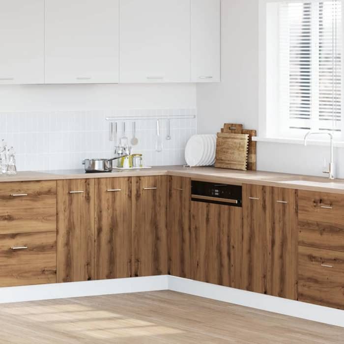 RemiseArmoire de cuisine Lyon - Buffet Bahut de cuisine/Meuble bas - chêne artisanal 75 5x75 5x81 5 cm JILIMAISON2025 1572312
