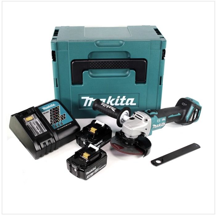 Meuleuse D'Angle Sans Fil Makita DGA513RTJ – 18V Ø125 mm 2x5Ah - vue 6