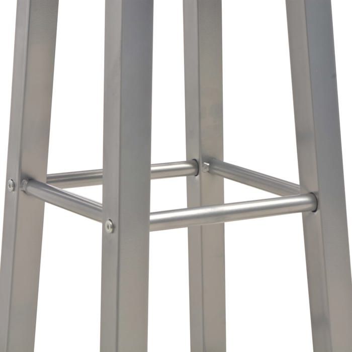 TOP 2026 Tabourets de bar lot de 2 - Meuble de bar - pour 2 personnes - anthracite MDF - 30x30x70 cm TT281