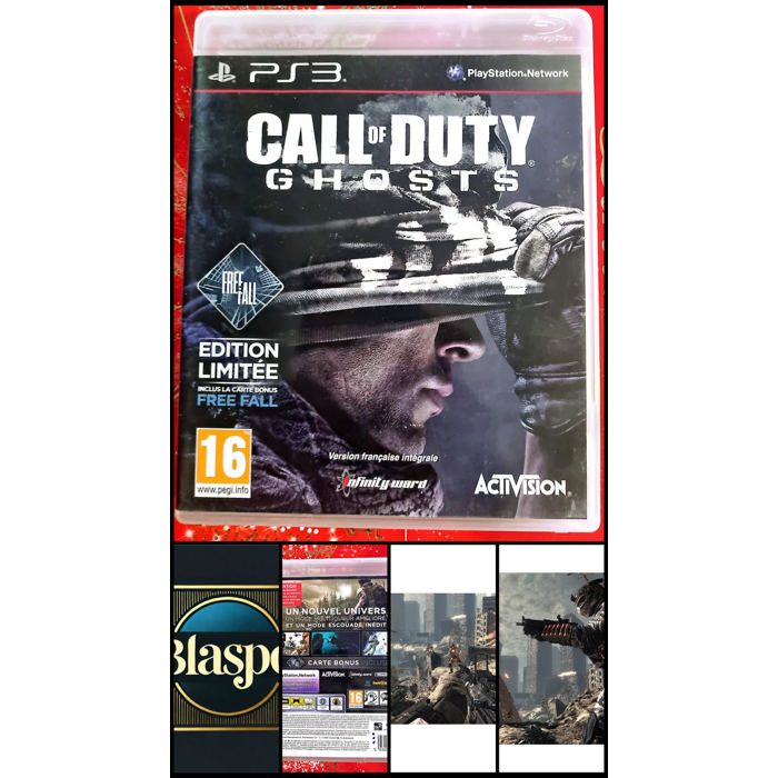 Activision Call Of Duty Ghosts Édition Limitée Jeu PS3 PlayStation 3 Fps Action Guerre Multijoueur Pegi 16 Version Française