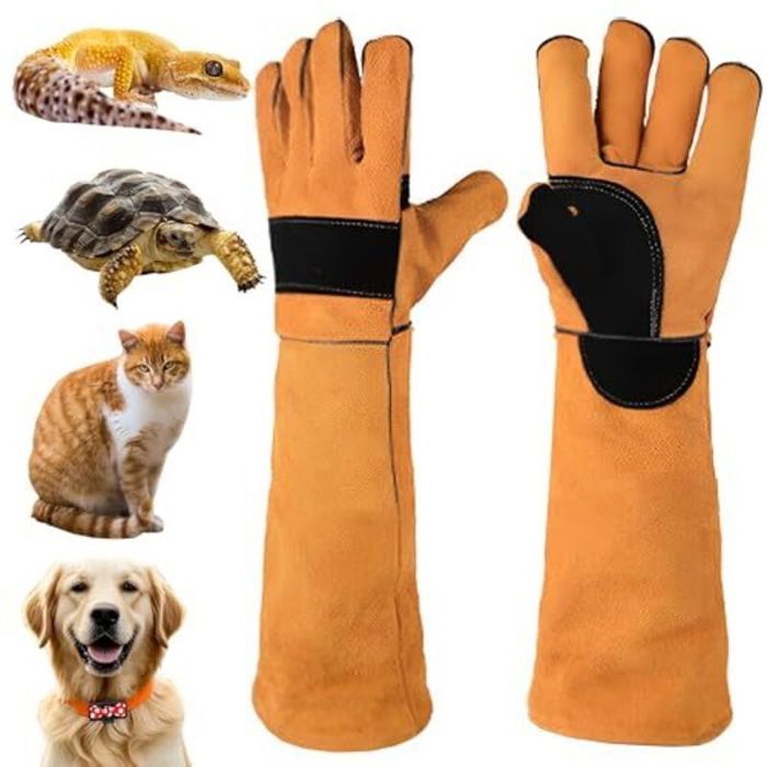 Gants résistants aux morsures pour la manipulation danimaux gants de travail anti-morsures de 45 cm gants pour la manipulation de