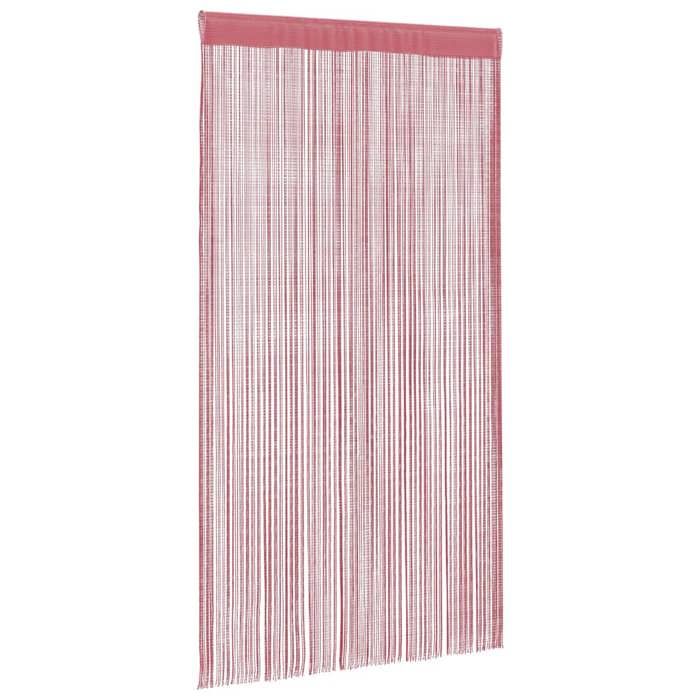 Meuble Déco - VOILAGE - Rose - Rideau en fils - Set de 2 - 140x250 cm rose - pour salon luf4186281