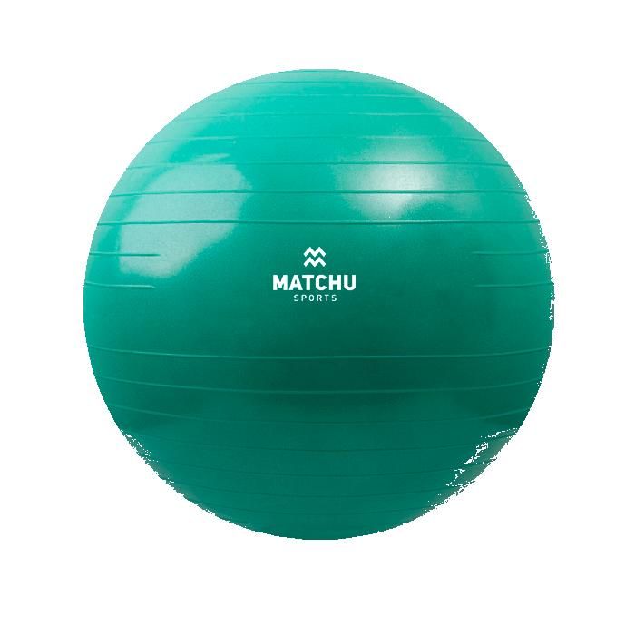 BALLON DE GYM RÉSISTANT - Swissball - 65 CM - Vert