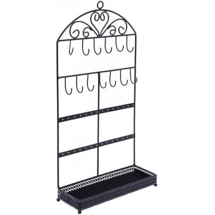 Porte-bijoux mural Cage Noir
