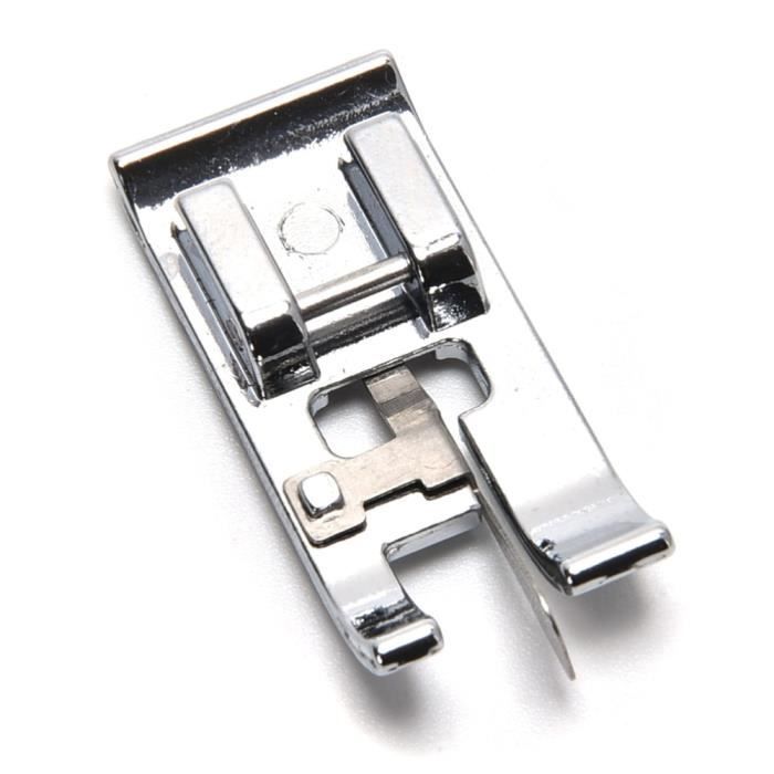 Lot De 6 Pieds Presseurs Pour Machine à Coudre - Ourlets Roulés (4/8, 6/8, 8/8) Et Plisseurs (3,4,6 Mm) - Métal
