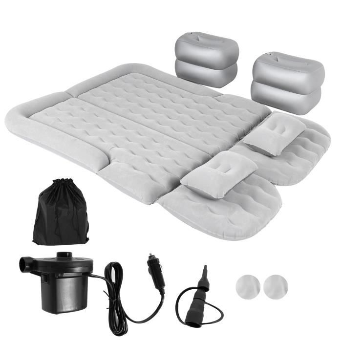 Matelas pneumatique - AKOZON - Lit de voyage gonflable - 3 places - Surface de flocage - Pompe à air électrique