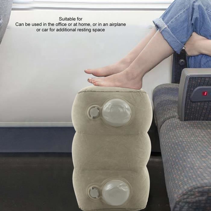 Oreiller Repose-pieds De Voyage Repose-pieds Gonflable Favorise La