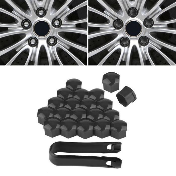 20 Cache-écrous Pour Peugeot 208 (2012-2019) - Plastique, 19mm - Protection Et Esthétique Roue