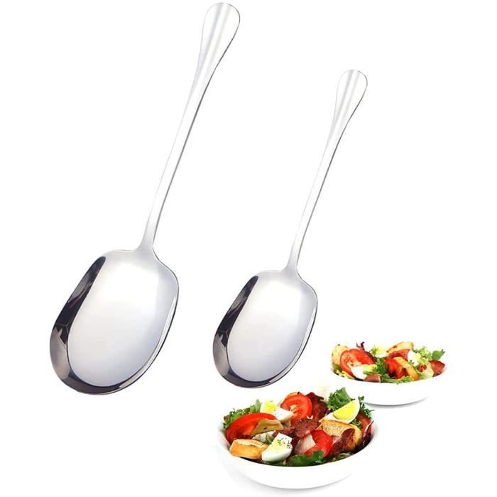 Cuillère De Service En Acier Inoxydable 304 - Design Ergonomique Pour Risotto Et Riz - Anti-Brûlure