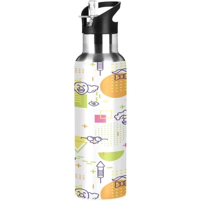 UNICOCO Bouteille D'eau Isotherme En Acier Inox Gourde Portable De