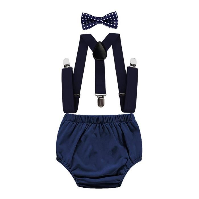 Docteur Emhy5 1er Enfant 2e Gateau D Anniversaire Smash Tenues Bloomers Jarretelle Noeud Papillon Pour Photo Props Douche Costume Achat Vente Cravate Nœud Papillon Cdiscount