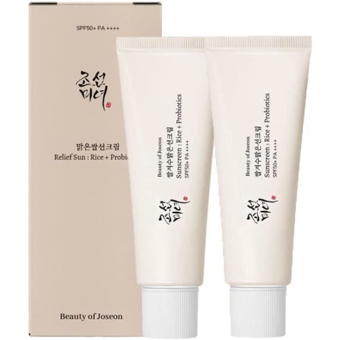 Relief Sun : Riz + Probiotique - Crème solaire SPF50
