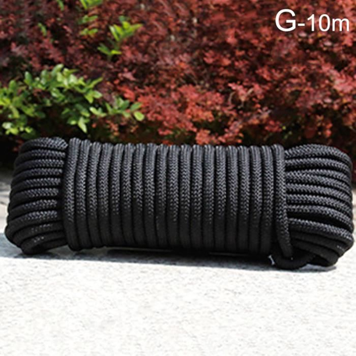 Corde à Linge Extérieure 20 M Avec âme Acier | Diamètre 3 Mm, Charge 120 Kg, Revêtement PVC