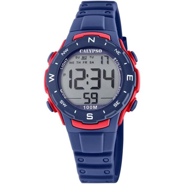 Spiderman Boy's Digital Quartz Watch with Silicone Strap SPD4719ARG