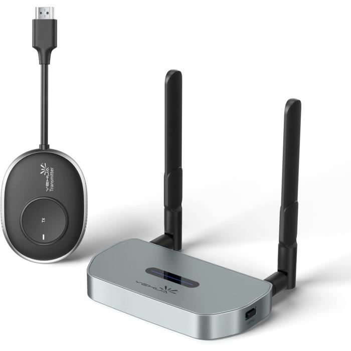 ICZI Émetteur-Récepteur HDMI Sans Fil 4K/1080P - Portée 50m, Plug & Play Pour TV, PC, Projecteur