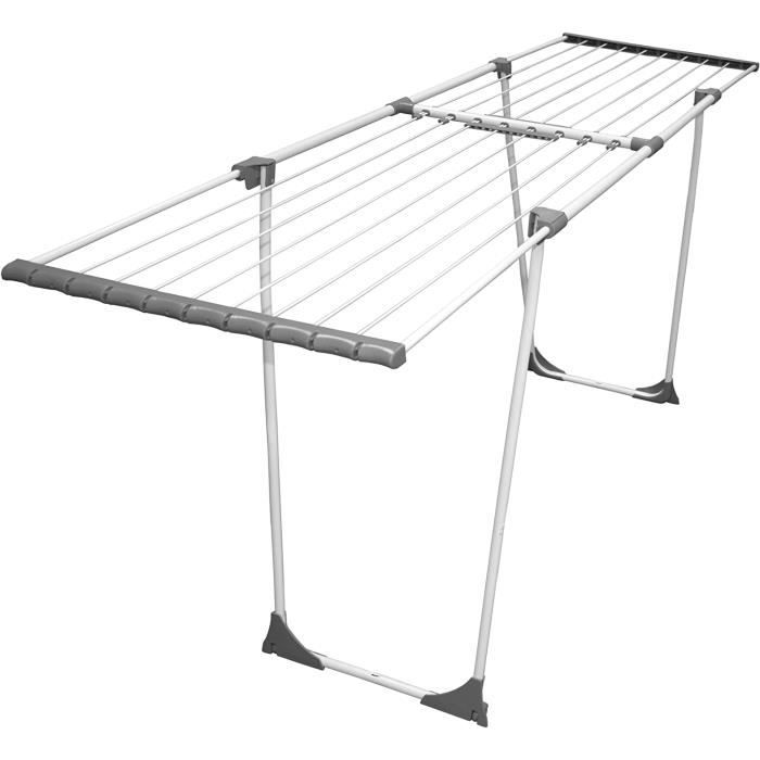 Séchoir à Linge Télescopique, étendoir à Linge Mural, étendoir à Linge