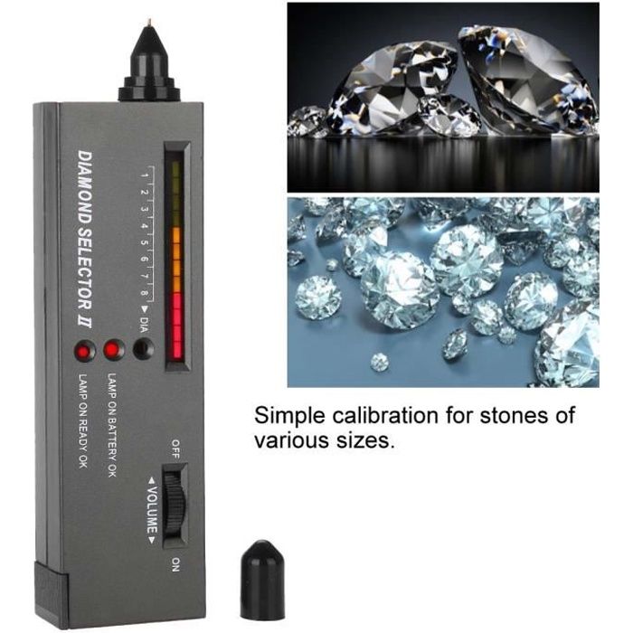 Detecteur Diamant Moissanite Testeur Bijoux Pierre Selecteur Detecteur de pierre precieuse ABI Cdiscount Bricolage