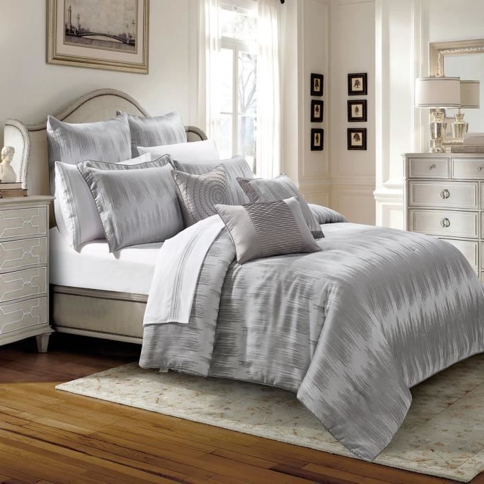 Couvre-lit matelassé jacquard de luxe 3 Pièces de literie ...