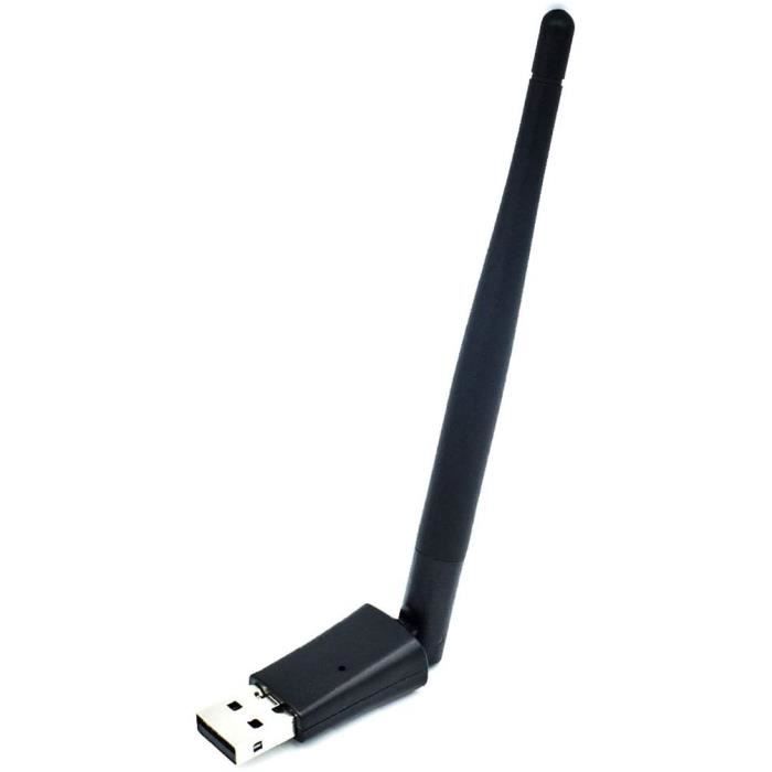 Qiilu adaptateur WiFi USB Adaptateur sans fil USB cryptage de sécurité