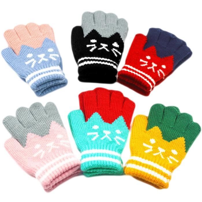 1 paire de gants pour enfants des moufles chaudes pour le - Temu