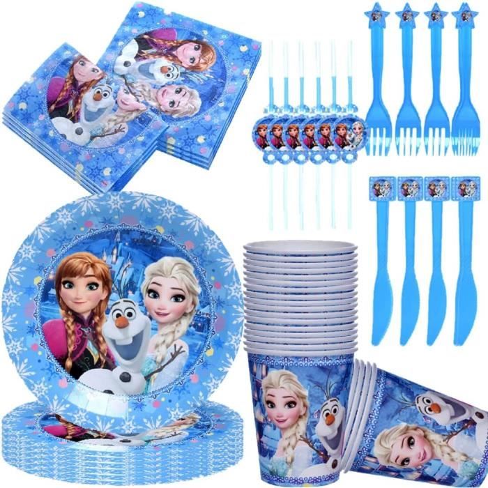 Vaisselle Anniversaire 81 Pièces Pour 20 Personnes - Décoration Fête Enfants