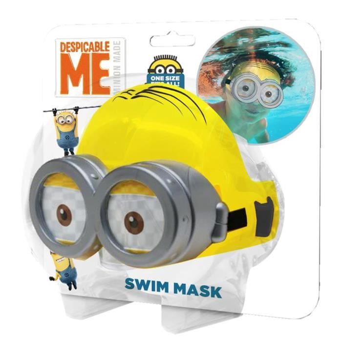 AK Sports Masque équipement de plongée pour enfant "Minions" Jaune MK902MI 