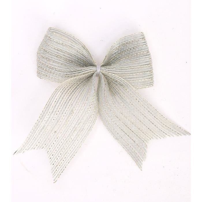 3 luxe Paillettes & Perles Papillon Bleu Clip Sur Décoration Mariage Arbre de Noël