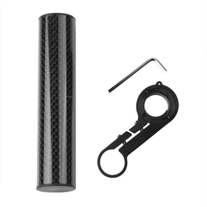 Prolongateur De Guidon Vélo WASAGA 10cm/20cm - Fibre De Carbone Et Alliage Aluminium - Léger Et Solide