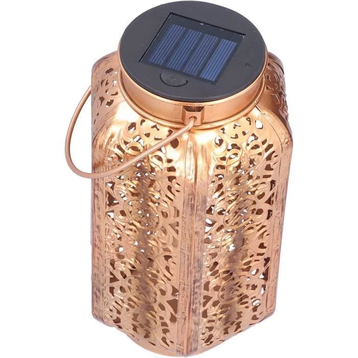 Lampes Solaires De Jardin En Rotin - Lot De 2 - Imperméables IP65 - Pour Terrasse, Arbres, Allées - Décoration Extérieure - 8