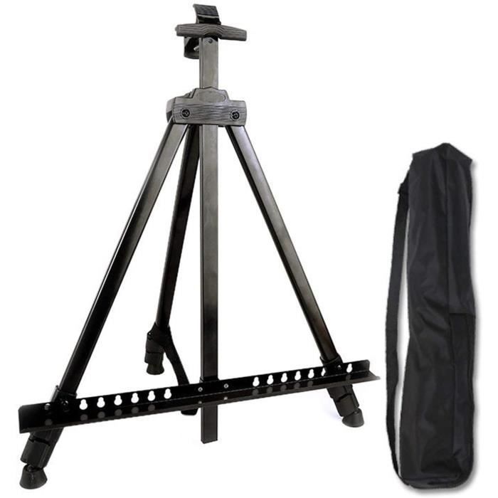 Support Affichage Trépied Chevalet Métal Pliable 160cm - Support Présentation Portable Pour Peinture Et événements Chevalet Peinture Portable