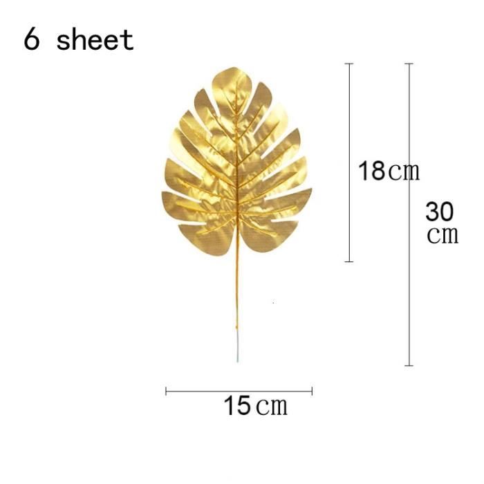 Lot de 100 feuilles de palmier 8 types de feuilles palmier