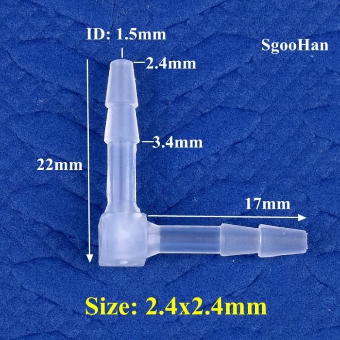 Connecteurs Barbelés Pour Aquarium - Lot De 5 - Diamètres 3 à 14mm - Qualité Alimentaire (PE/PP) - Pour Pompe à Air, Tuyaux