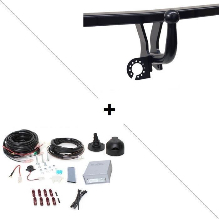 Attelage rigide fixe pour Nissan Juke 2WD depuis 2010 faisceau 7 broches