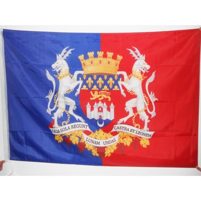Az Flag Drapeau Vallée D'Aoste Avec Armes 90x60cm - Drapeau