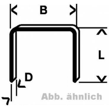 BOSCH Agrafes a fil fin type 58 13 x 0.75 x 12 mm Lot de 1000 - vue 2
