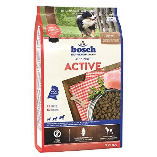 Meilleurs prix pour BOSCH Croquettes Chien Adulte Taille Moyenne Active - 3 kg