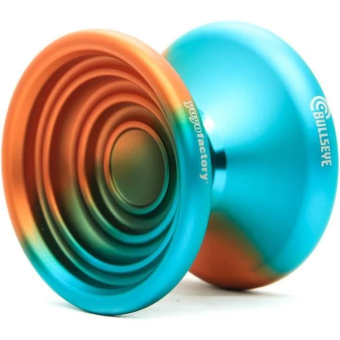 Yoyofactory Bullseye YoYo OrangeTurquoise (Dna Trucs, Yoyo En Métal