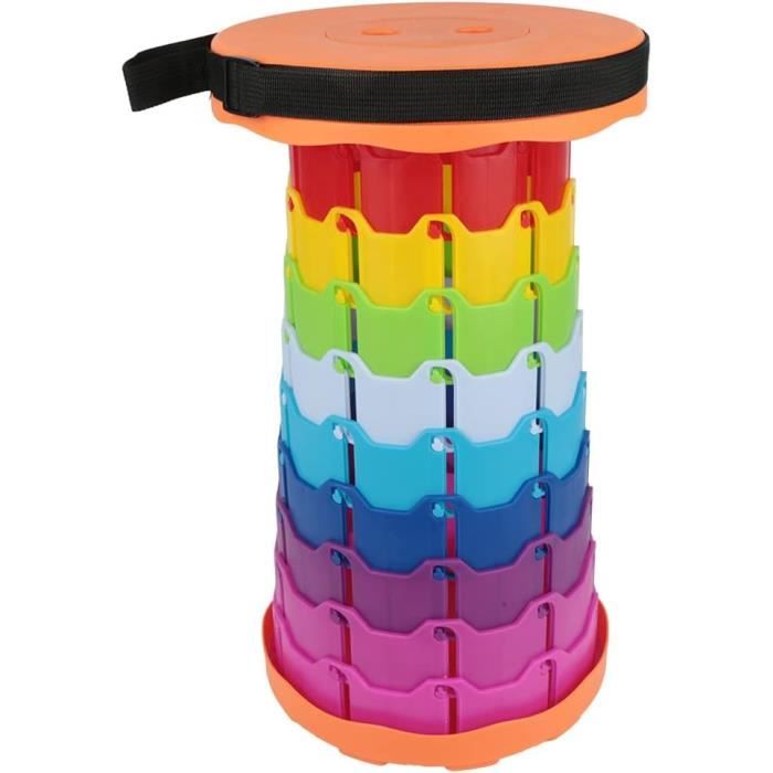 Tabouret Pliant Enfant Tubayia - Chaise Portable Bleue Pour Camping Et Maison - Pliable Et Léger