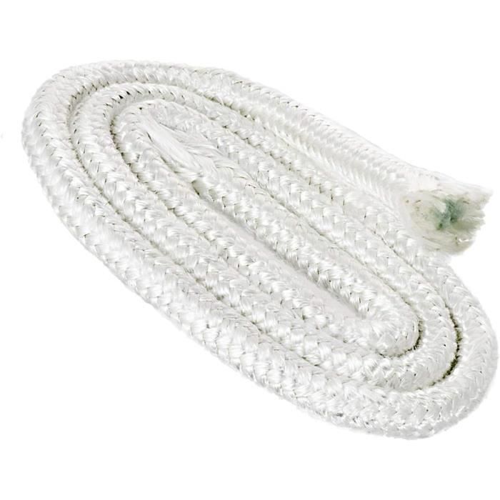 Mèche Ronde Fibre De Verre 12 Mm – 1 Mètre Pour Lampe à Huile, Lampe à Alcool, Torche Jardin