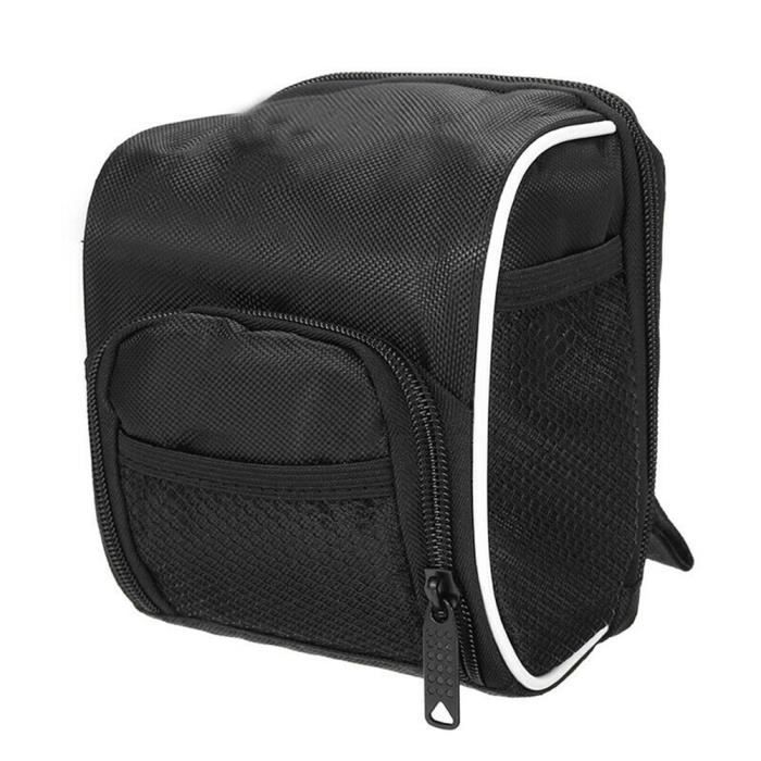 Dilwe pochette extérieure pour vélo Sacoche de vélo pour guidon avant de vélo Sacoche de vélo pour extérieur moto pour