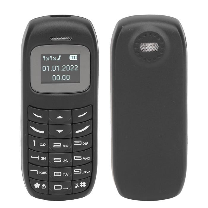 Mini Téléphone Portable Bluetooth Dual SIM Nano - Écran 0,66" - Débloqué Tout Opérateur - Neuf