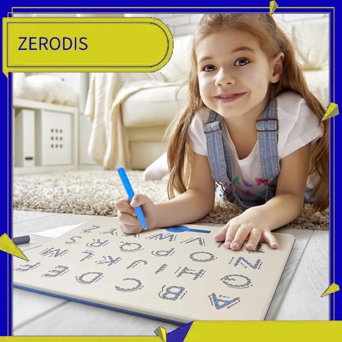 Playtastic tableau magique magnétique: Tableau magnétique pour enfants avec stylo magnétique et 2 tampons, bleu (tableaux d'écriture pour enfants Playtastic tableau magique magnétique: Tableau magnétique pour enfants avec stylo magnétique et 2 tampons, bleu (tableaux d'écriture pour enfants